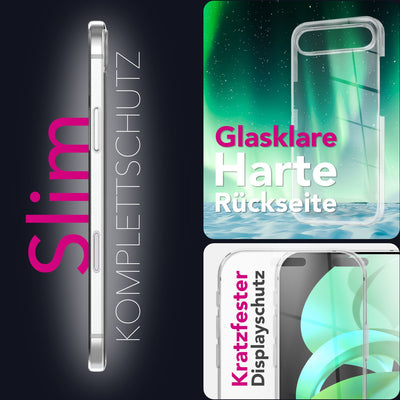 NALIA 360° Hülle für iPhone 17 Air – Vorne & Hinten Schutz – 360GUARD (Full-Body Case) – Marke aus Berlin Default Title NALIA Transparente Hülle