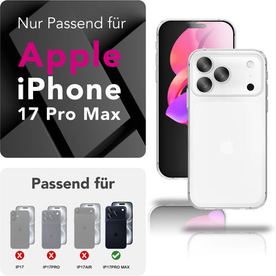 NALIA 360° Hülle für iPhone 17 Pro Max – Vorne & Hinten Schutz – 360GUARD (Full-Body Case) – Marke aus Berlin Default Title NALIA Transparente Hülle