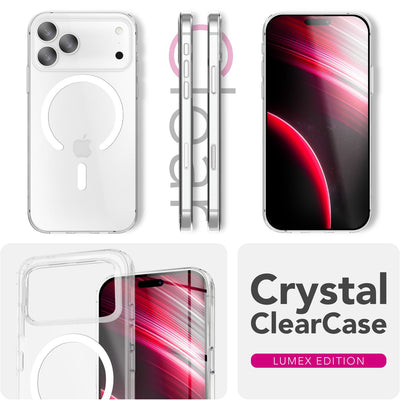 NALIA Transparentes Magnet Case für iPhone 17 Pro – MagPower System (MagSafe kompatibel) – LUMEX (Edle Glas-Optik, aber unzerbrechlich) – Marke aus Berlin Default Title NALIA Klare Hüllen