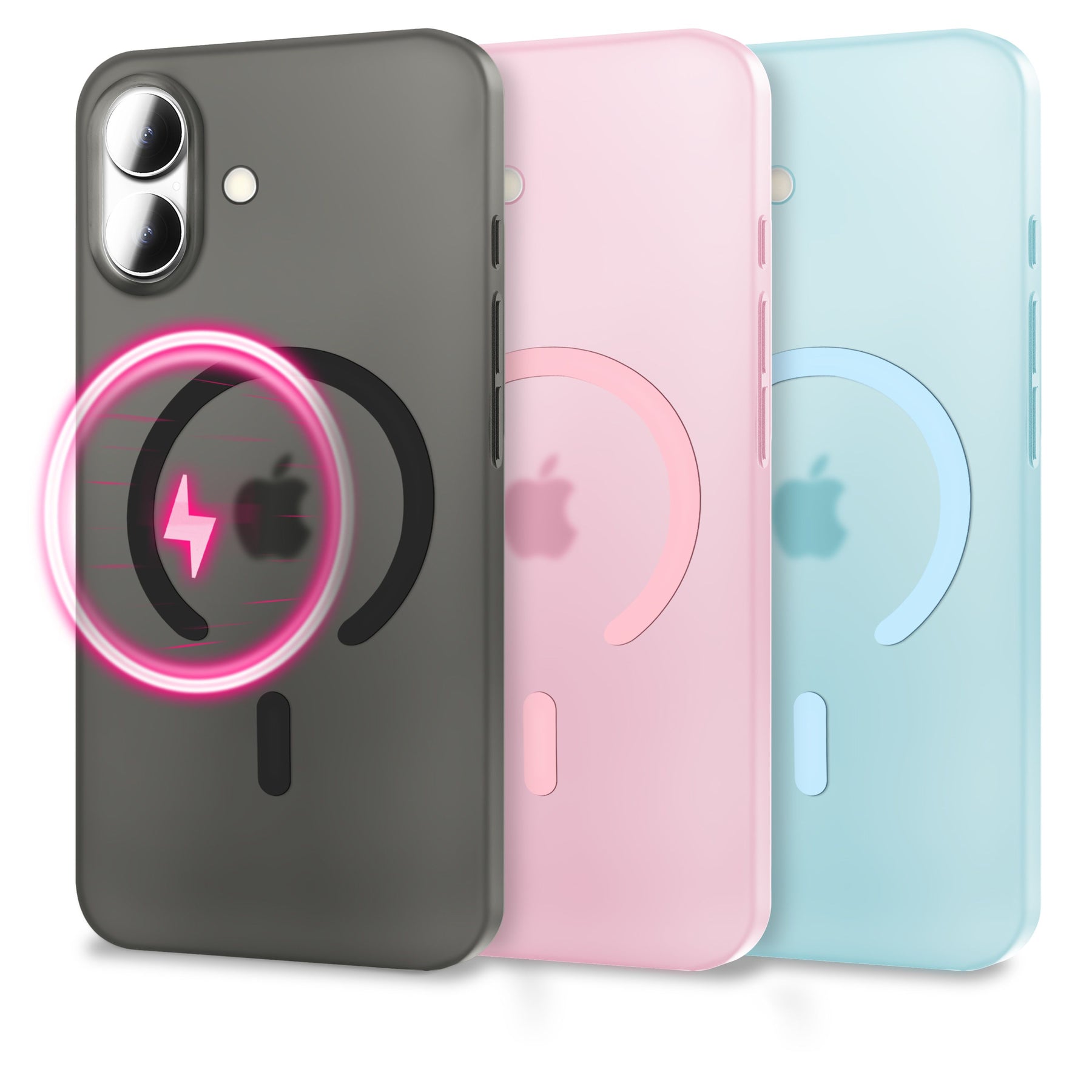 NALIA Ultra-Slim Hardcase für iPhone 17 – MagSafe kompatibel & 0.3mm Dünn – THINIX (Matte Semi-Transparente Hülle) – Marke aus Berlin Default NALIA SlimFit Hüllen