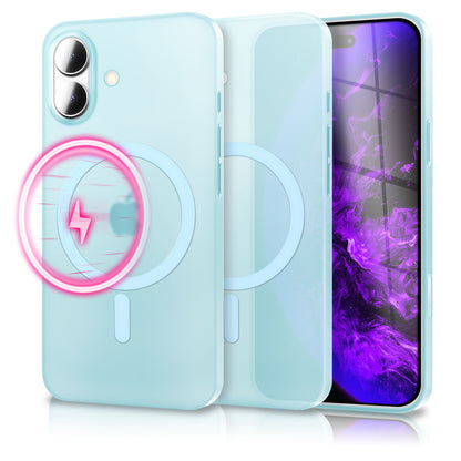 NALIA MagSafe Hülle Thinix für Apple iPhone 17 (Extrem Dünn mit MagPower) - 0,3mm Ultra-Slim Hardcase, Semi-Transparent, Matt & Anti-Fingerprint, Minimalistisch