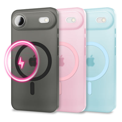 NALIA Ultra-Slim Hardcase für iPhone 17 Air – MagSafe kompatibel & 0.3mm Dünn – THINIX (Matte Semi-Transparente Hülle) – Marke aus Berlin Default NALIA SlimFit Hüllen