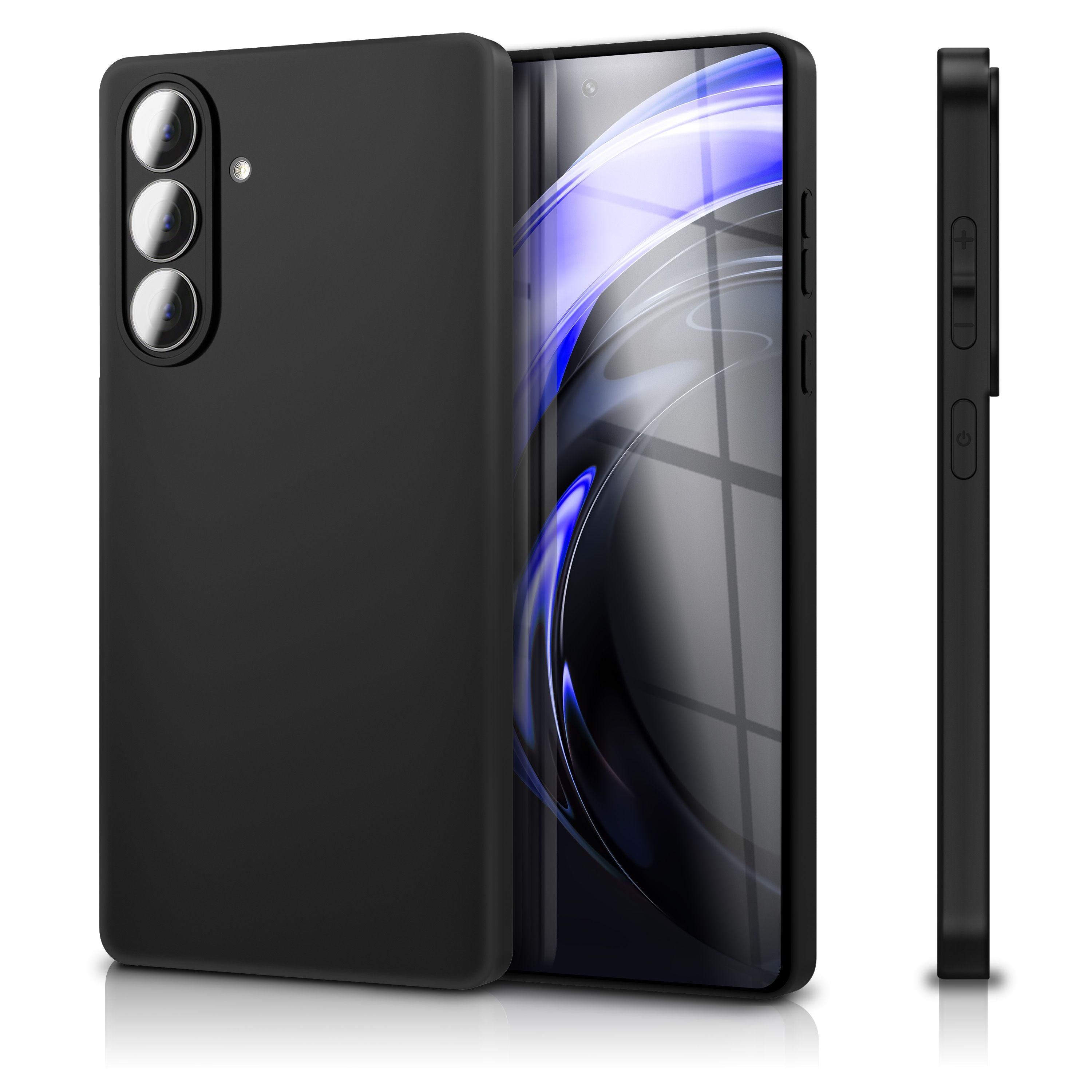 NALIA Matte Silikonhülle Samsung Galaxy S26 Case schwarz slim Kameraschutz Default Title NALIA SlimFit Hüllen