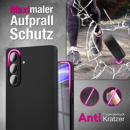 NALIA Matte Silikonhülle Samsung Galaxy S26 Case schwarz slim Kameraschutz Default Title NALIA SlimFit Hüllen