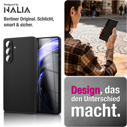 NALIA Matte Silikonhülle Samsung Galaxy S26 Case schwarz slim Kameraschutz Default Title NALIA SlimFit Hüllen