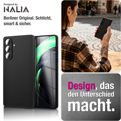 NALIA Matte Silikonhülle für Samsung Galaxy A37 – Slim, Schwarz & Rutschfest – STRIDER (Soft Case, Kameraschutz & Stoßfest) – Marke aus Berlin Default Title NALIA SlimFit Hülle