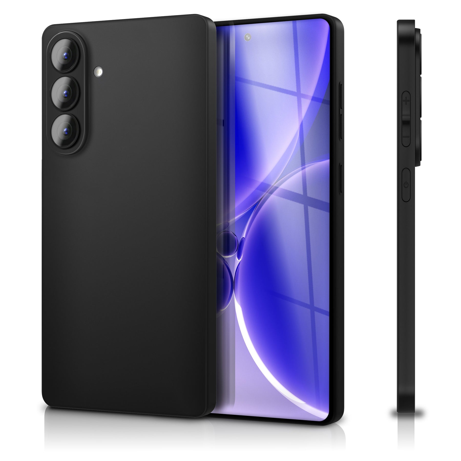 NALIA Ultra Slim Hardcase für Samsung Galaxy S26 – Matt & 0.3mm Dünn – PHANTOM (Dünnes Cover & Kamera-Vollschutz) – Marke aus Berlin Schwarz Opak NALIA SlimFit Hülle