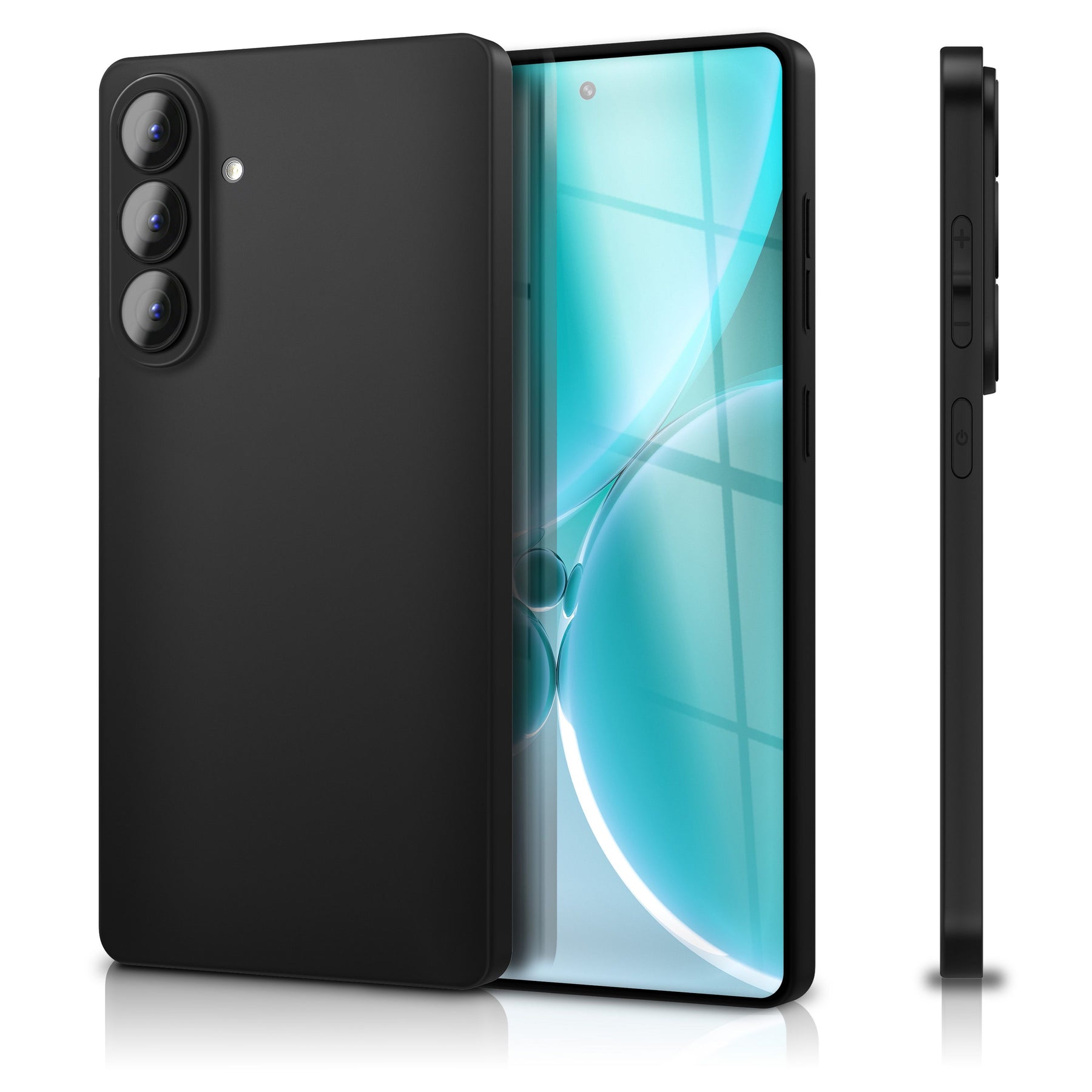 NALIA Ultra Slim Hardcase für Samsung Galaxy S26 Plus – Matt & 0.3mm Dünn – PHANTOM (Dünnes Cover & Kamera-Vollschutz) – Marke aus Berlin Schwarz Opak NALIA SlimFit Hülle