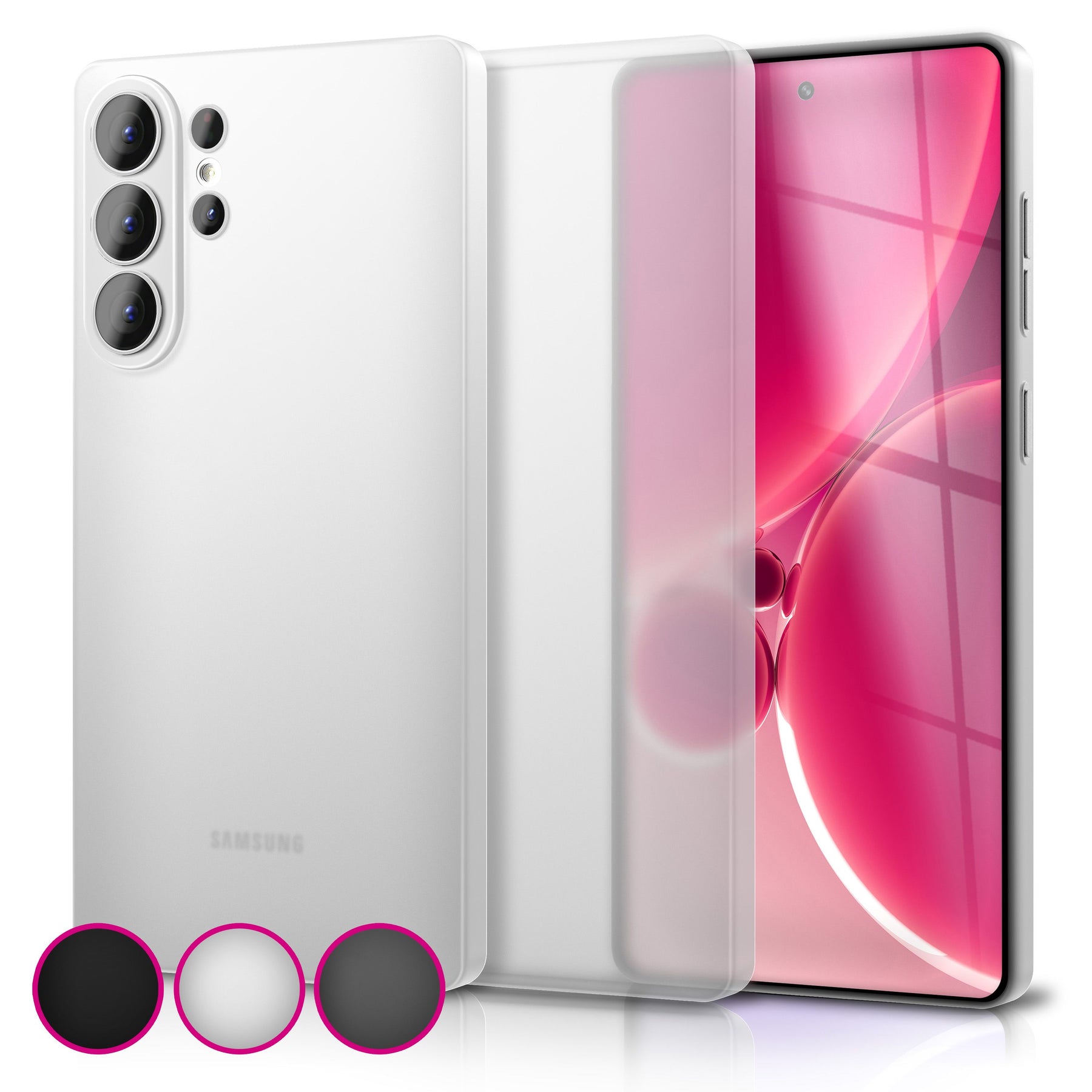 NALIA Ultra Slim Hardcase für Samsung Galaxy S26 Ultra – Matt & 0.3mm Dünn – PHANTOM (Dünnes Cover & Kamera-Vollschutz) – Marke aus Berlin Default NALIA SlimFit Hülle