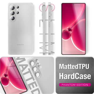 NALIA Ultra Slim Hardcase für Samsung Galaxy S26 Ultra – Matt & 0.3mm Dünn – PHANTOM (Hauchdünnes Cover & Kamera-Vollschutz) – Marke aus Berlin Weiß Transparent NALIA SlimFit Hülle