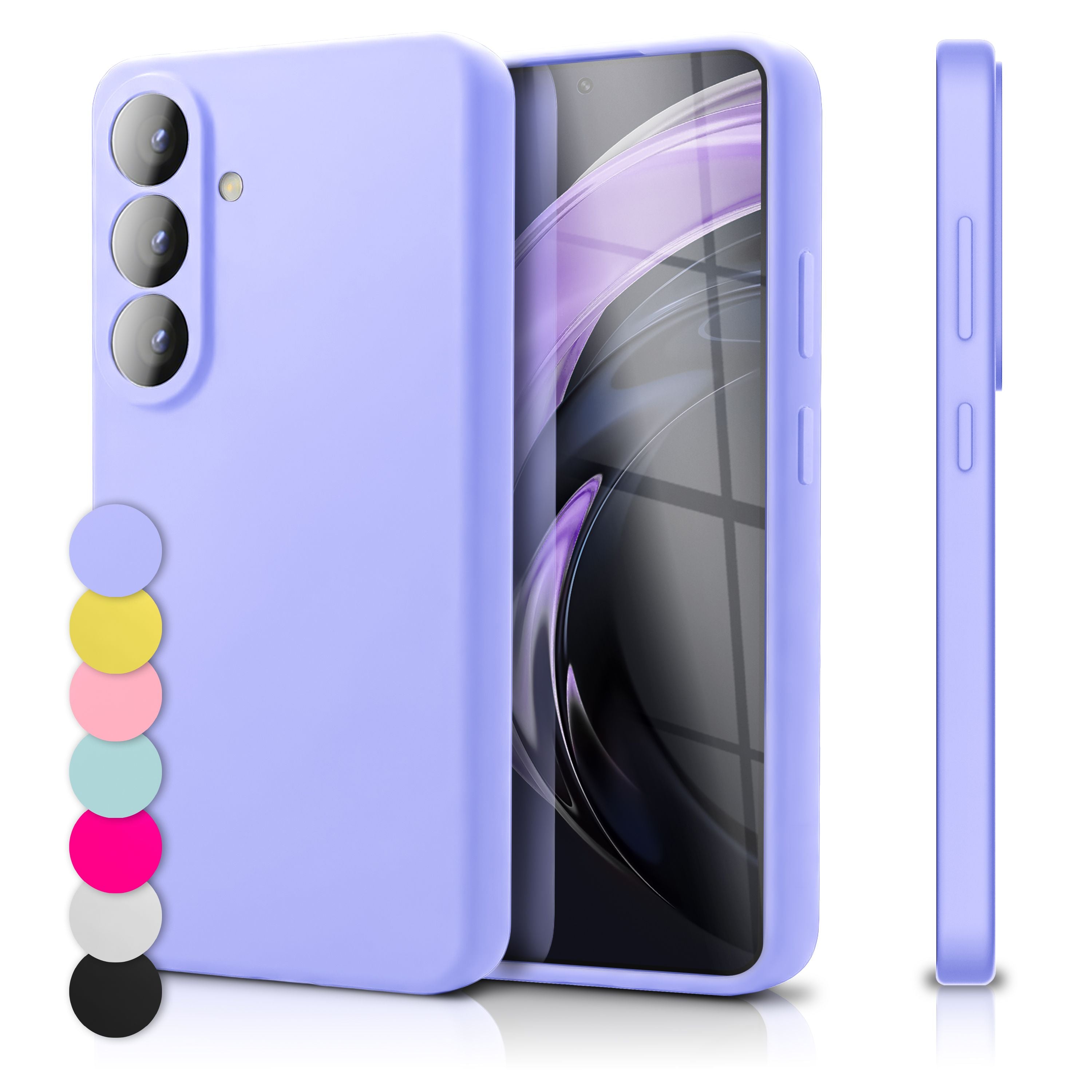 NALIA Silikonhülle Samsung Galaxy S26 Case samtig griffig Kameraschutz stoßfest Default NALIA Protective Hülle