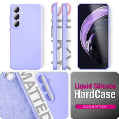 NALIA Silikonhülle Samsung Galaxy S26 Case samtig griffig Kameraschutz stoßfest Seidenrosa NALIA Protective Hülle