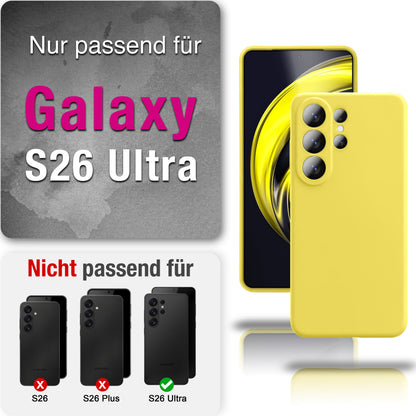 NALIA Silikonhülle Samsung Galaxy S26 Ultra Case samtig griffig Kameraschutz Waldnacht Grün NALIA Protective Hülle