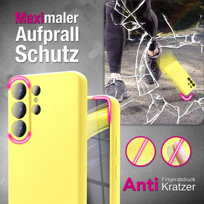 NALIA Silikonhülle Samsung Galaxy S26 Ultra Case samtig griffig Kameraschutz Waldnacht Grün NALIA Protective Hülle