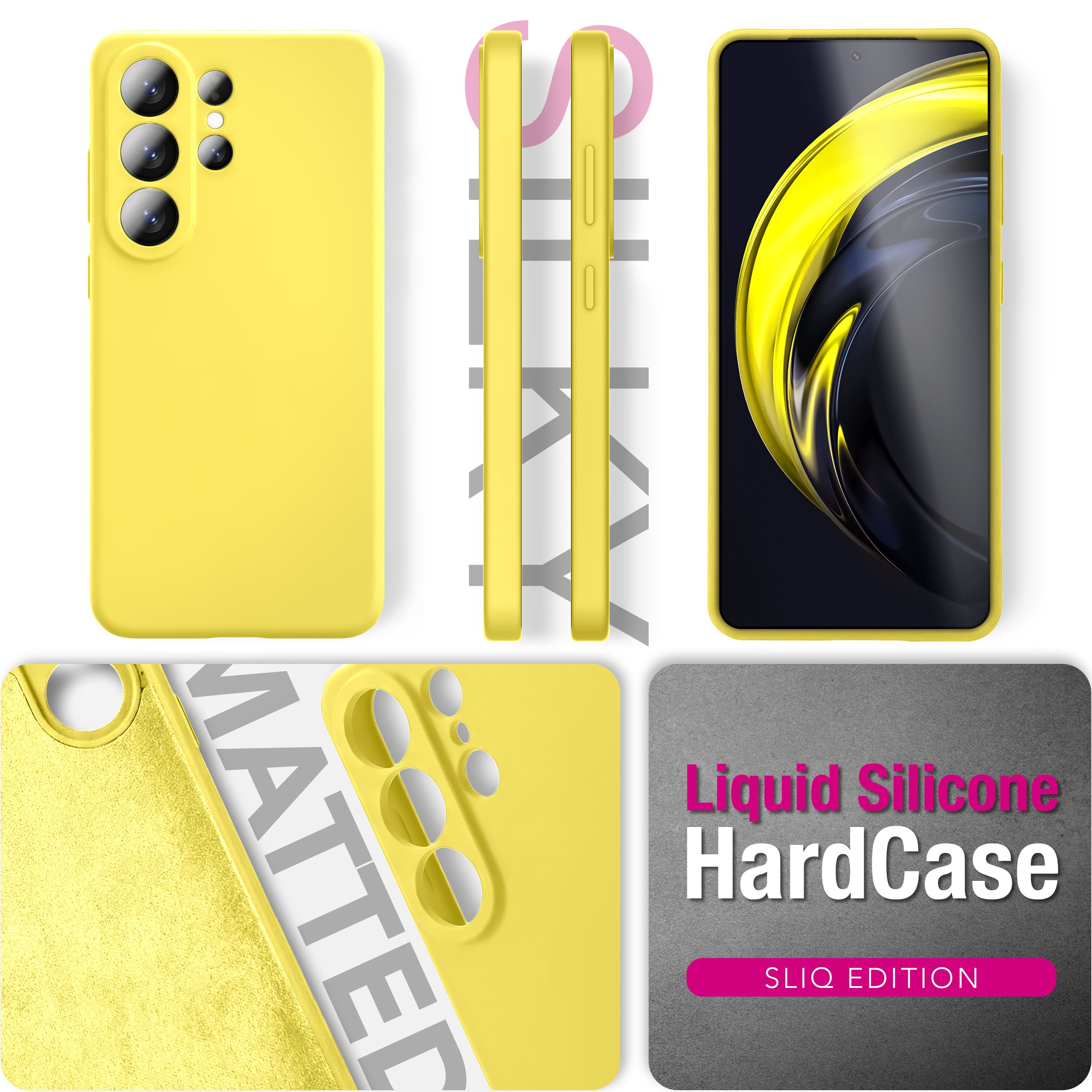 NALIA Silikonhülle Samsung Galaxy S26 Ultra Case samtig griffig Kameraschutz Waldnacht Grün NALIA Protective Hülle