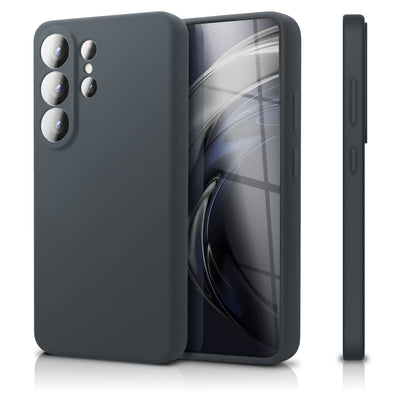 NALIA Silikonhülle für Samsung Galaxy S26 Ultra – Kameraschutz & Innenfutter – PHOENIX (Soft-Touch Case) – Marke aus Berlin Aschgrau NALIA Protective Hülle