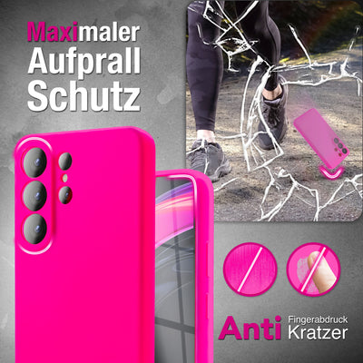 NALIA Silikonhülle für Samsung Galaxy S26 Ultra – Kameraschutz & Innenfutter – PHOENIX (Soft-Touch Case) – Marke aus Berlin Waldnacht Grün NALIA Protective Hülle
