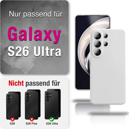 NALIA Silikonhülle Samsung Galaxy S26 Ultra Case samtig griffig Kameraschutz Waldnacht Grün NALIA Protective Hülle