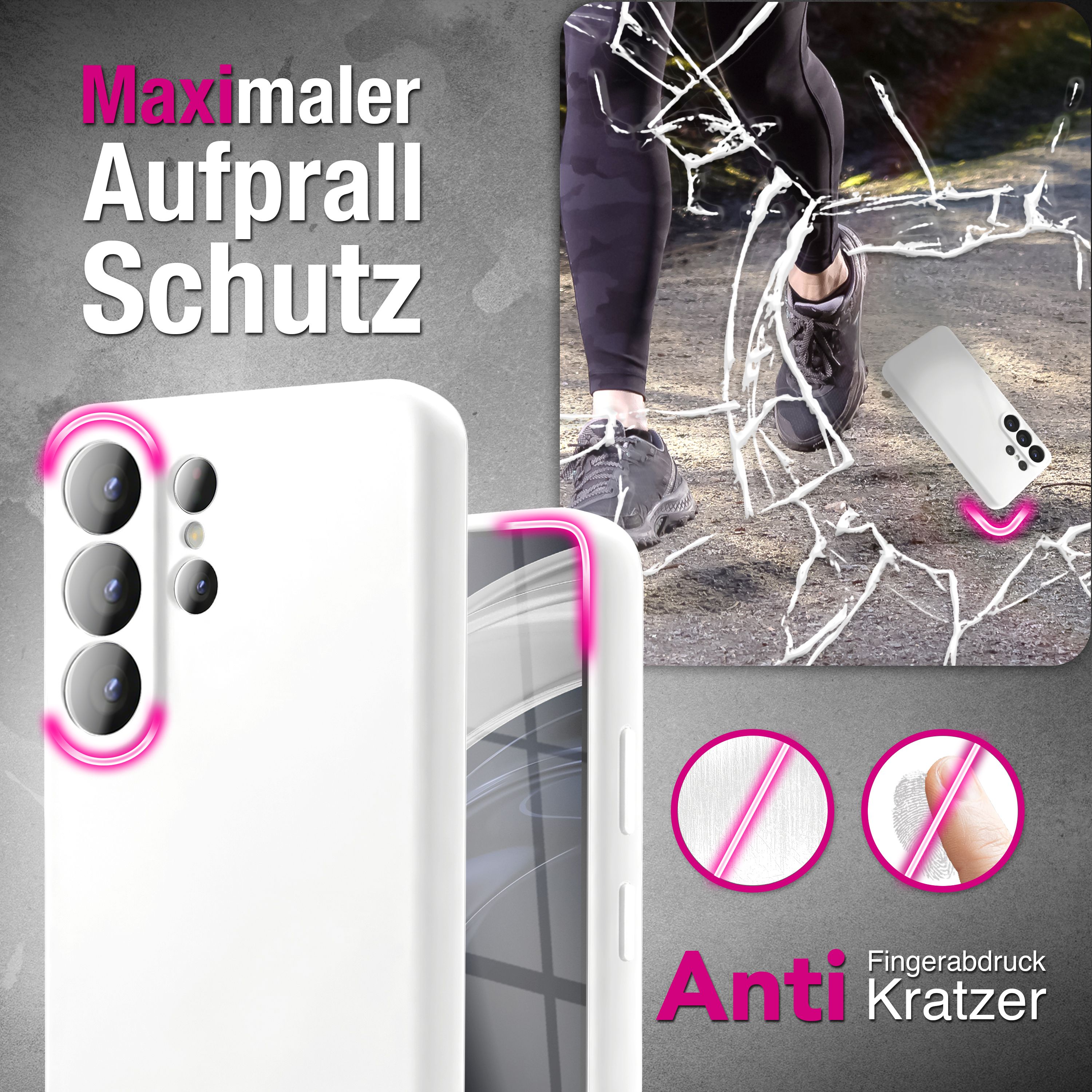 NALIA Silikonhülle Samsung Galaxy S26 Ultra Case samtig griffig Kameraschutz Waldnacht Grün NALIA Protective Hülle