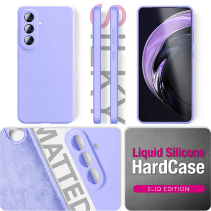 NALIA Silikonhülle Samsung Galaxy A57 Case samtig griffig Kameraschutz stoßfest Lavendel NALIA Protective Hülle