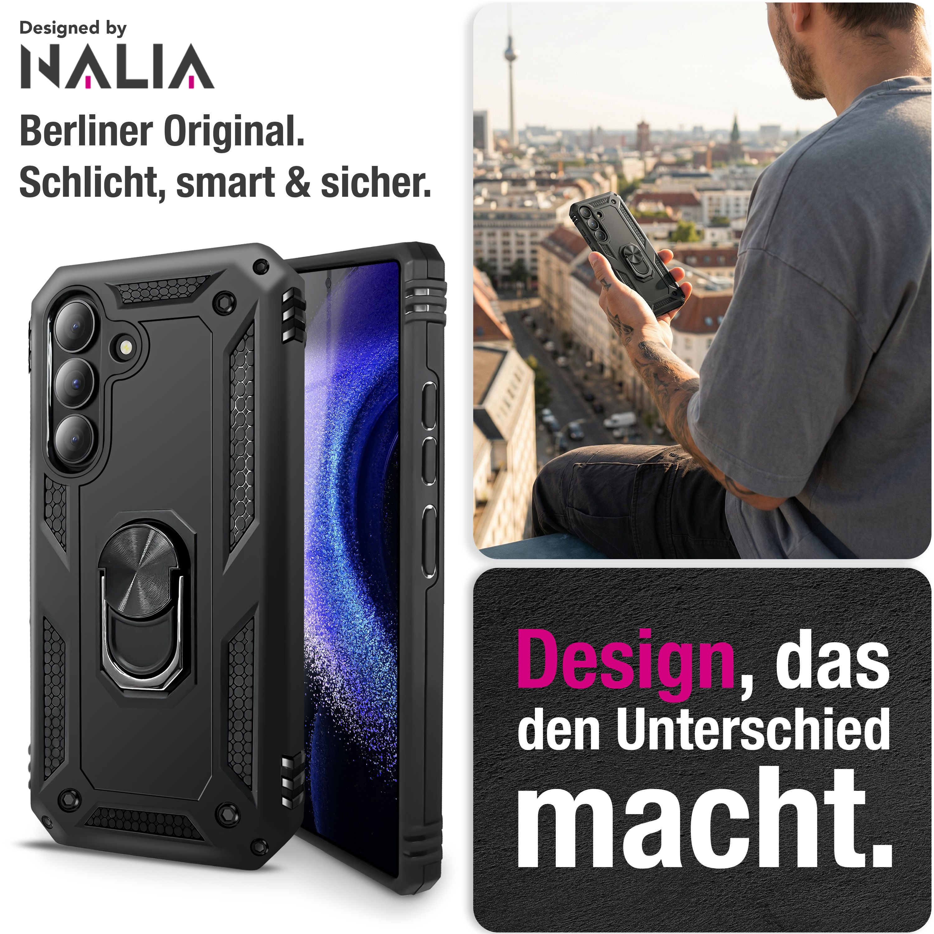NALIA Outdoor Ring Hülle Samsung Galaxy S26 Case 360° stoßfest Default Title NALIA Outdoor Hülle