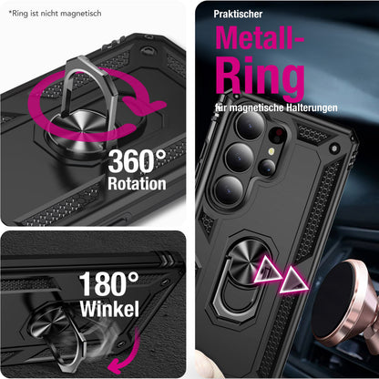 NALIA Outdoor Ring Hülle Samsung Galaxy S26 Ultra Case 360° stoßfest Default Title NALIA Outdoor Hülle