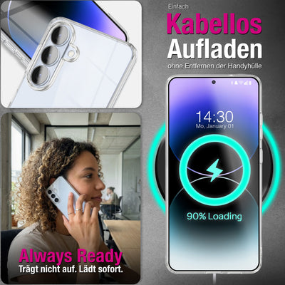 NALIA 360° Hülle für Samsung Galaxy S26 – Vorne & Hinten Schutz – 360GUARD (Full-Body Case) – Marke aus Berlin Default Title NALIA Transparente Hülle