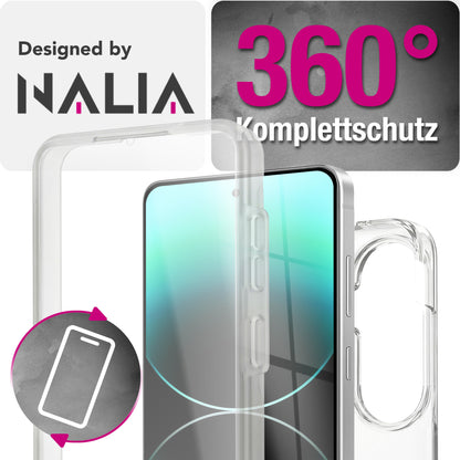 NALIA 360° Hülle für Samsung Galaxy S26 Plus – Vorne & Hinten Schutz – 360GUARD (Full-Body Case) – Marke aus Berlin Default Title NALIA Transparente Hülle