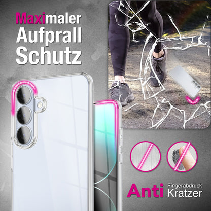 NALIA 360° Hülle für Samsung Galaxy S26 Plus – Vorne & Hinten Schutz – 360GUARD (Full-Body Case) – Marke aus Berlin Default Title NALIA Transparente Hülle