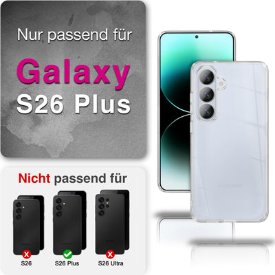 NALIA 360° Hülle für Samsung Galaxy S26 Plus – Vorne & Hinten Schutz – 360GUARD (Full-Body Case) – Marke aus Berlin Default Title NALIA Transparente Hülle