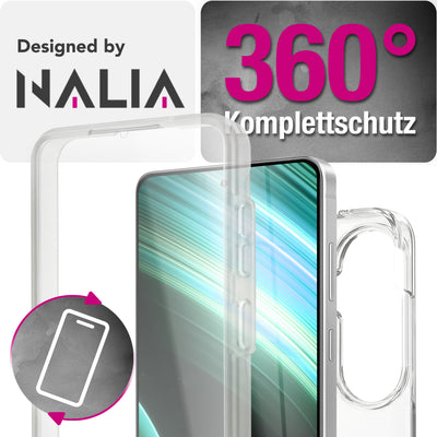 NALIA 360° Hülle für Samsung Galaxy A37 – Vorne & Hinten Schutz – 360GUARD (Full-Body Case) – Marke aus Berlin Default Title NALIA Transparente Hülle