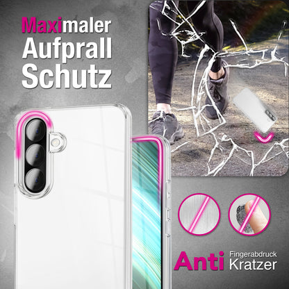 NALIA 360° Hülle Samsung Galaxy A37 Case Komplettschutz stoßfest Default Title NALIA Transparente Hülle