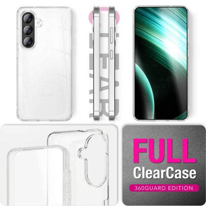 NALIA 360° Hülle Samsung Galaxy A37 Case Komplettschutz stoßfest Default Title NALIA Transparente Hülle