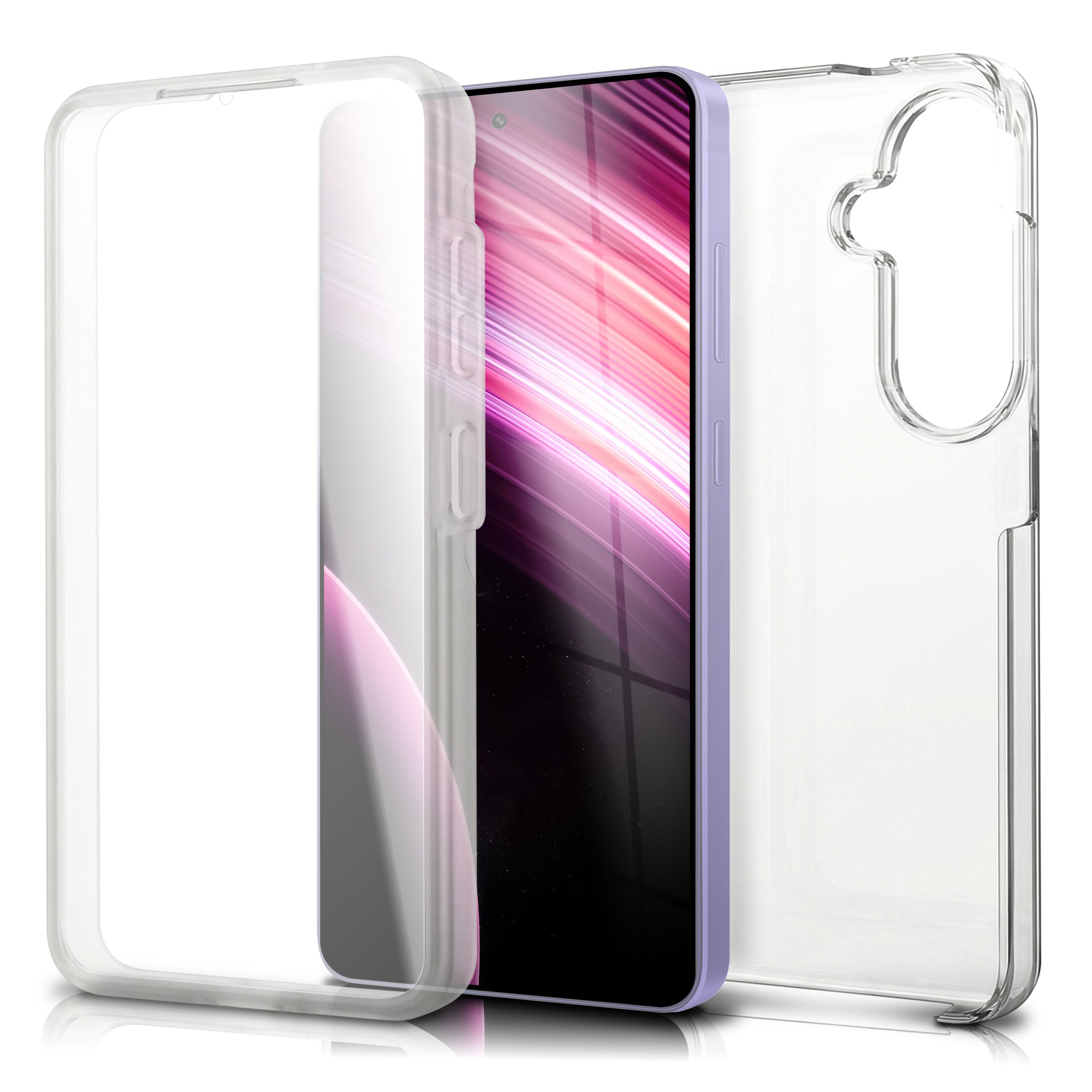 NALIA 360° Hülle Samsung Galaxy A57 Case Komplettschutz stoßfest Default Title NALIA Transparente Hülle