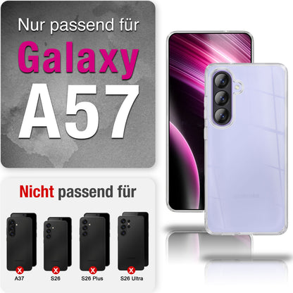 NALIA 360° Hülle Samsung Galaxy A57 Case Komplettschutz stoßfest Default Title NALIA Transparente Hülle
