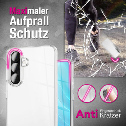 NALIA Transparente Silikonhülle Samsung Galaxy A37 Case Anti-Gelb stoßfest Default Title NALIA Transparente Hülle