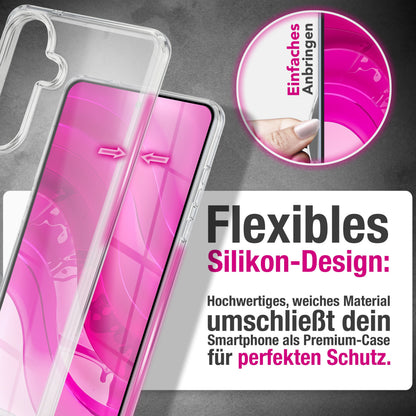 NALIA Transparente Silikonhülle Samsung Galaxy A57 Case Anti-Gelb stoßfest Default Title NALIA Transparente Hülle
