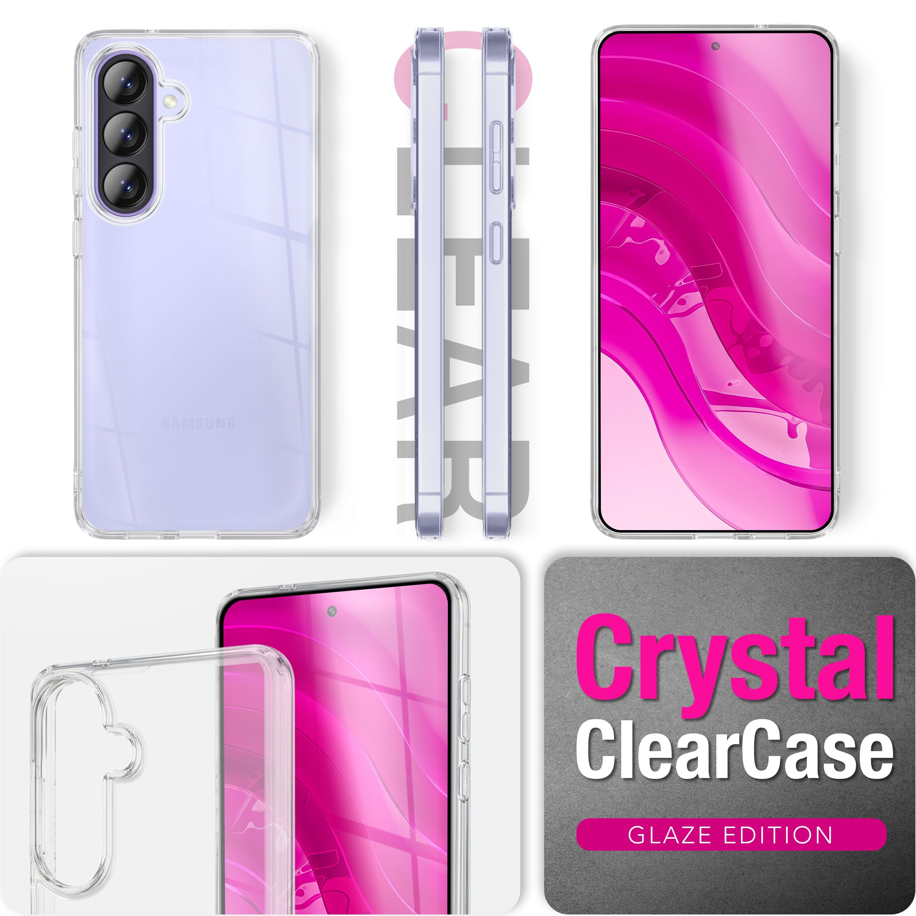 NALIA Transparente Silikonhülle Samsung Galaxy A57 Case Anti-Gelb stoßfest Default Title NALIA Transparente Hülle
