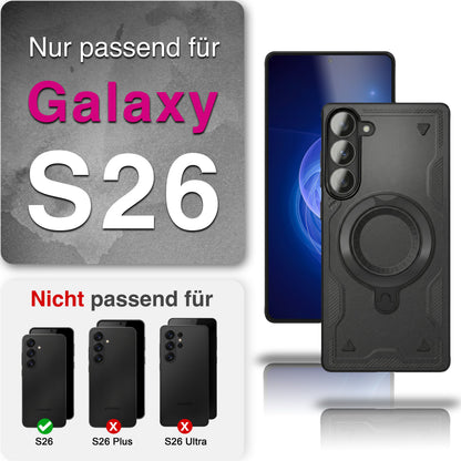 NALIA MagSafe Ring Hülle Samsung Galaxy S26 Case 360° stoßfest Default Title NALIA Outdoor Hülle