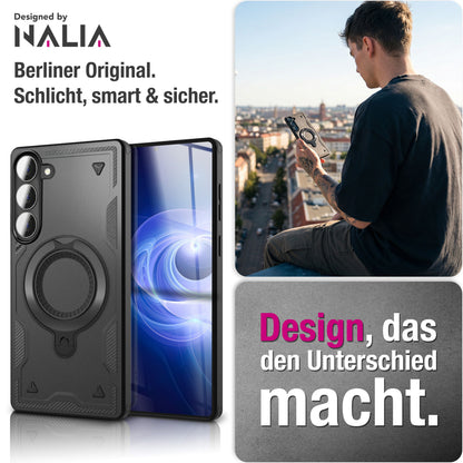 NALIA MagSafe Ring Hülle Samsung Galaxy S26 Case 360° stoßfest Default Title NALIA Outdoor Hülle