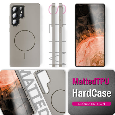 NALIA Ultradünnes Magnet-Hardcase für Samsung Galaxy S26 Ultra – MagSafe kompatibel, Matt & Anti-Fingerabdruck – CLOUD (Vergilbungsfreie Handyhülle) – Marke aus Berlin