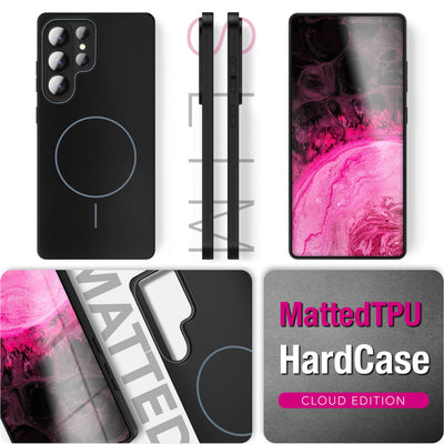 NALIA Ultradünnes Magnet-Hardcase für Samsung Galaxy S26 Ultra – MagSafe kompatibel, Matt & Anti-Fingerabdruck – CLOUD (Vergilbungsfreie Handyhülle) – Marke aus Berlin