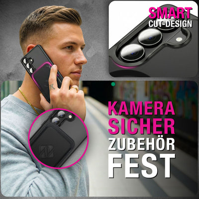 NALIA Mattes Magnet-Case für Samsung Galaxy S26 – MagSafe kompatibel, Vergilbungsfrei & Perfekter Zubehör-Halt – SLATE (Stoßfeste Handyhülle) – Marke aus Berlin