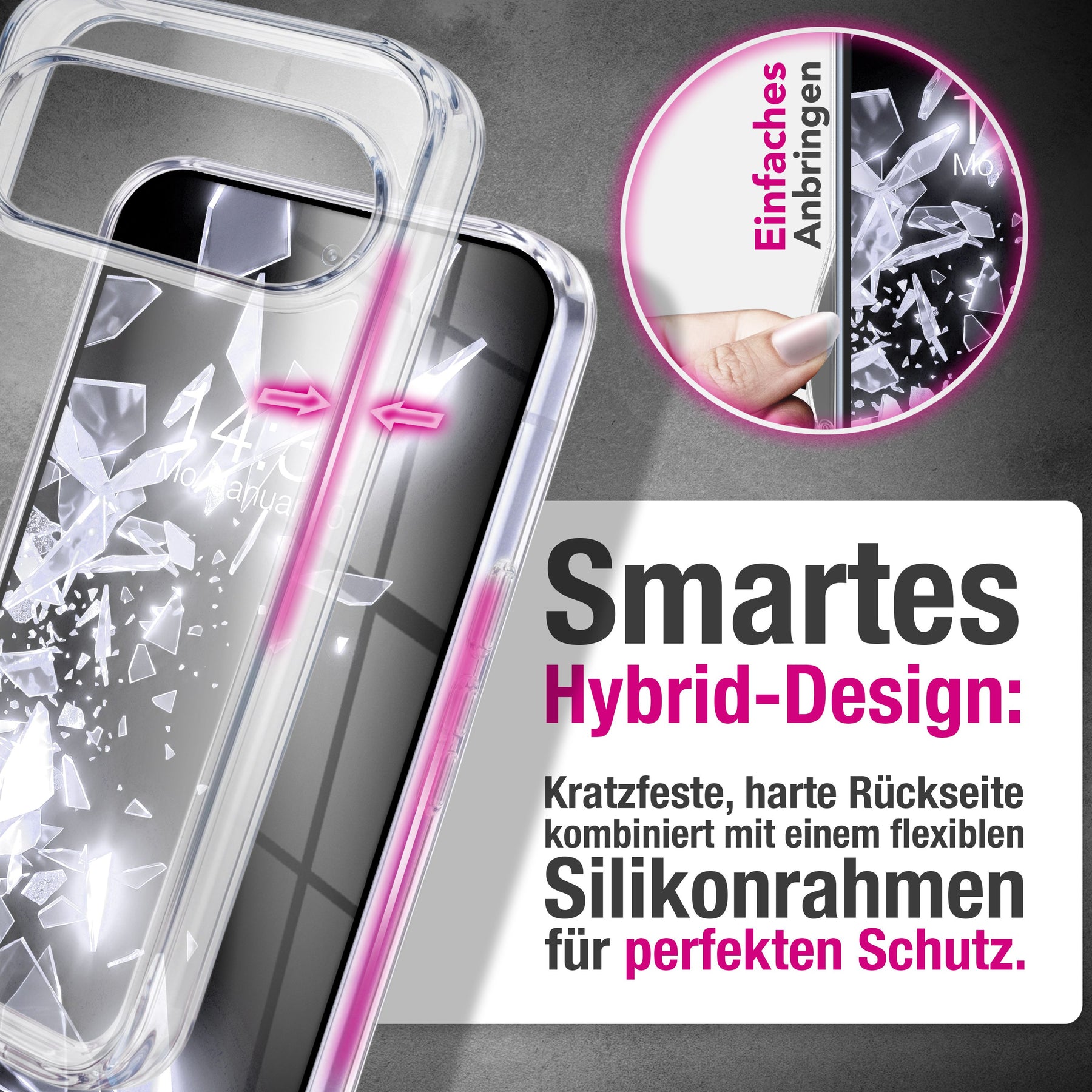 NALIA Transparente Silikonhülle für Google Pixel 11 – Anti-Gelb & Rutschfest – GLAZE (Handyhülle Kristallklar, Schlank & Stoßfest) – Marke aus Berlin