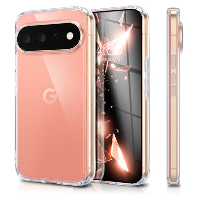 NALIA Transparente Silikonhülle für Google Pixel 11 Pro – Anti-Gelb & Rutschfest – GLAZE (Handyhülle Kristallklar, Schlank & Stoßfest) – Marke aus Berlin
