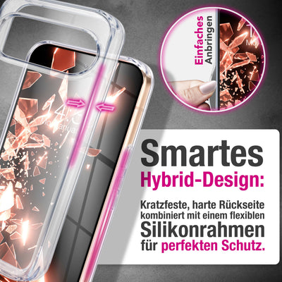 NALIA Transparente Silikonhülle für Google Pixel 11 Pro – Anti-Gelb & Rutschfest – GLAZE (Handyhülle Kristallklar, Schlank & Stoßfest) – Marke aus Berlin