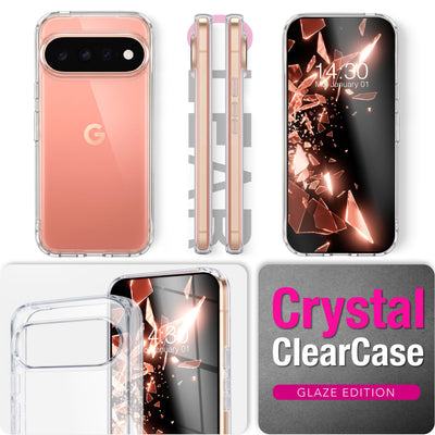 NALIA Transparente Silikonhülle für Google Pixel 11 Pro – Anti-Gelb & Rutschfest – GLAZE (Handyhülle Kristallklar, Schlank & Stoßfest) – Marke aus Berlin