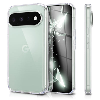 NALIA Transparente Silikonhülle für Google Pixel 11 Pro XL – Anti-Gelb & Rutschfest – GLAZE (Handyhülle Kristallklar, Schlank & Stoßfest) – Marke aus Berlin
