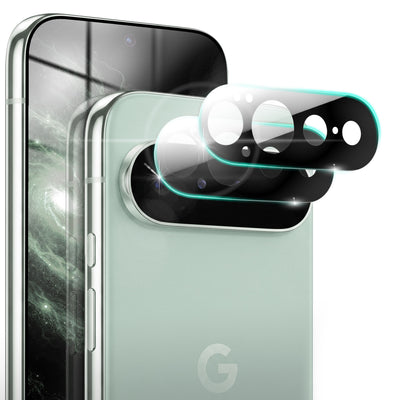 NALIA 2x Kameraschutzglas für Google Pixel 11 Pro XL – Linsenschutz 9H & Case-Friendly – FOCUS.X2 MAX (HD-Echtglas Transparent) – Marke aus Berlin