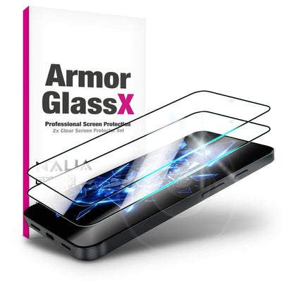 NALIA 2x Schutzglas für Google Pixel 11 / 11 Pro – Full-Screen Schutz 9H & Hüllenfreundlich – ARMORGLASSX (Display Glasfolie Transparent & 9H Härte) – Marke aus Berlin
